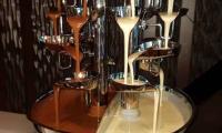 A delectable point of difference.  A River of Dreams chocolate fountain provides 2 flavours of cascading chocolate.